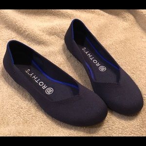 Rothy’s round toe flats.